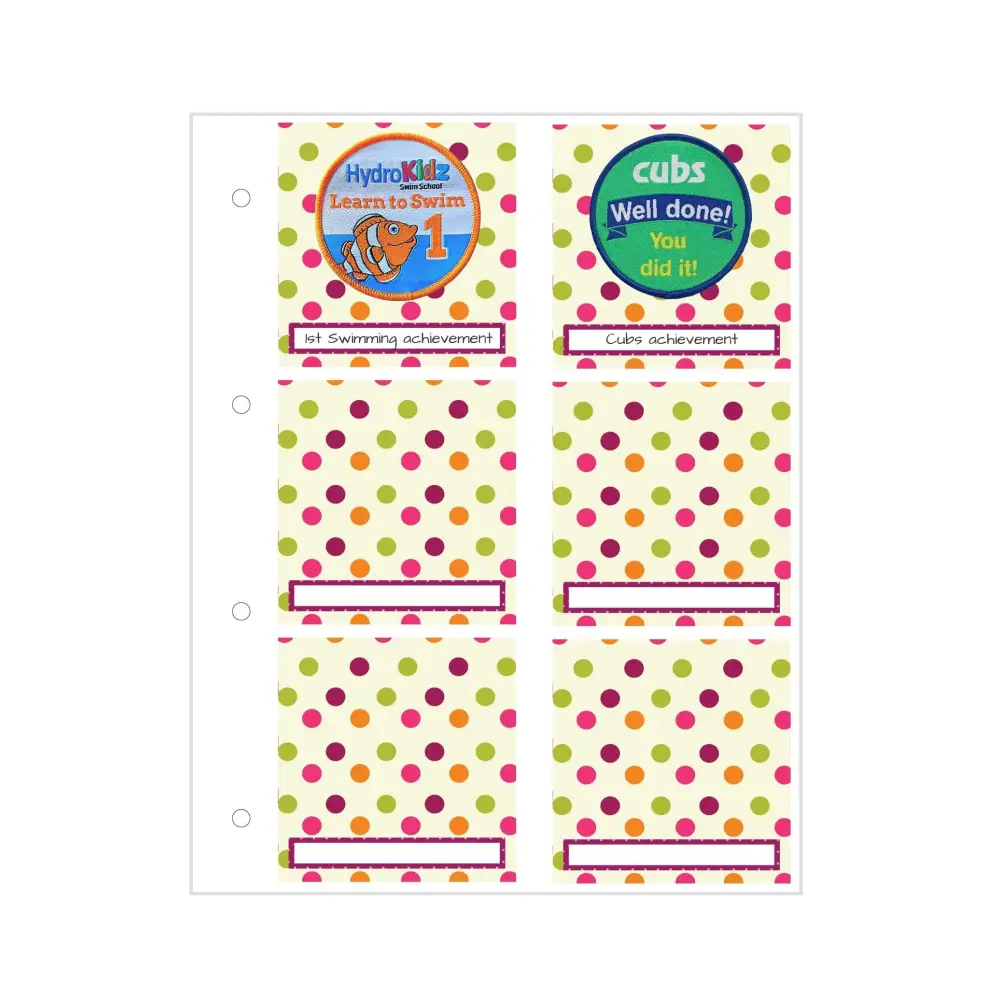 My Proud Moments Medal, Badge & Certificate Case - Original Spotty - Image 5
